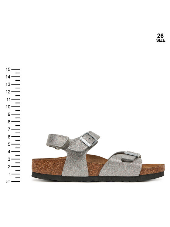 Birkenstock Sandały Birkenstock 1029477 S Srebrny