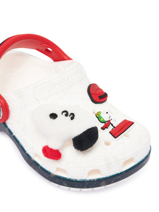 Crocs Natikači Crocs Classic Peanuts 211126 Bela