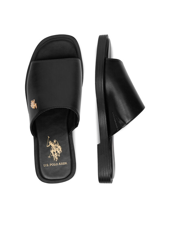U.S. Polo Assn. Шльопанці U.S. Polo Assn. EO-MARINA003W/6Y1 Чорний