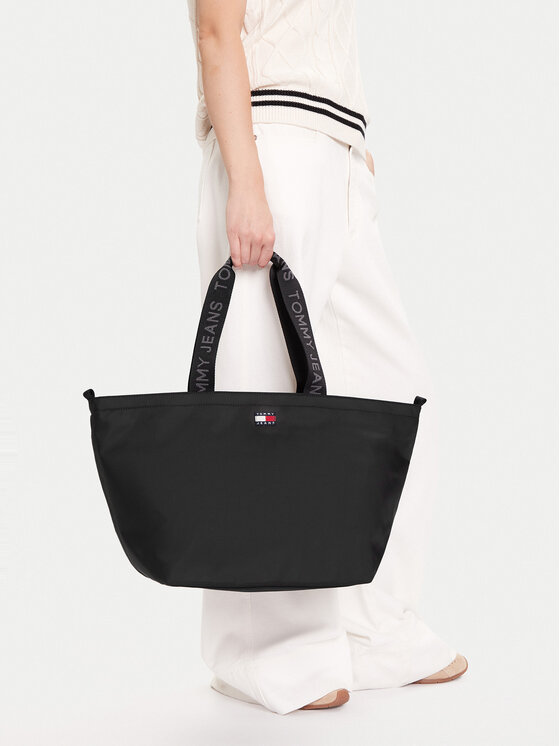Tommy Jeans Torba Tommy Jeans Ess Daily Tote AW0AW17891 Czarny