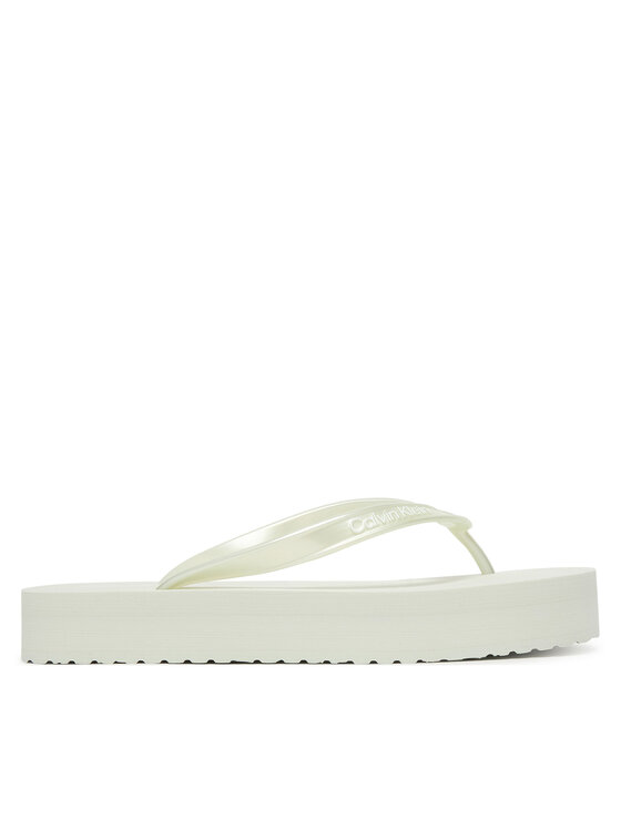 Calvin Klein Джапанки Calvin Klein Flatform Flip Flop Met Tpu HW0HW03120 Светлосин