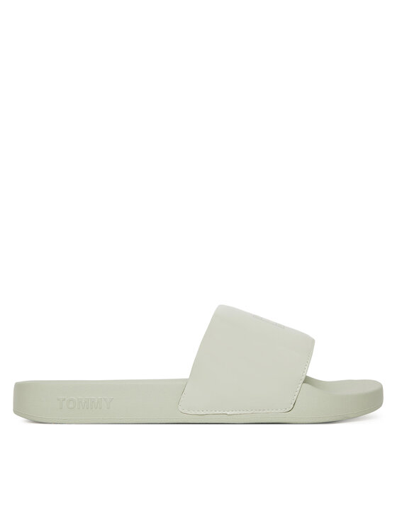 Tommy Jeans Ciabatte Tommy Jeans Flag Pool Slide Patent EN0EN02901 Verde