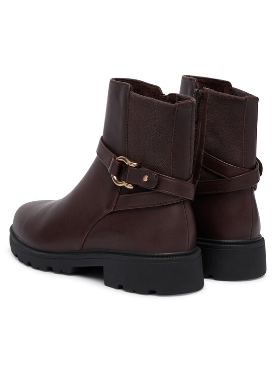 Clarks Боти Clarks Code L Bay 26327158 Тъмнокафяв