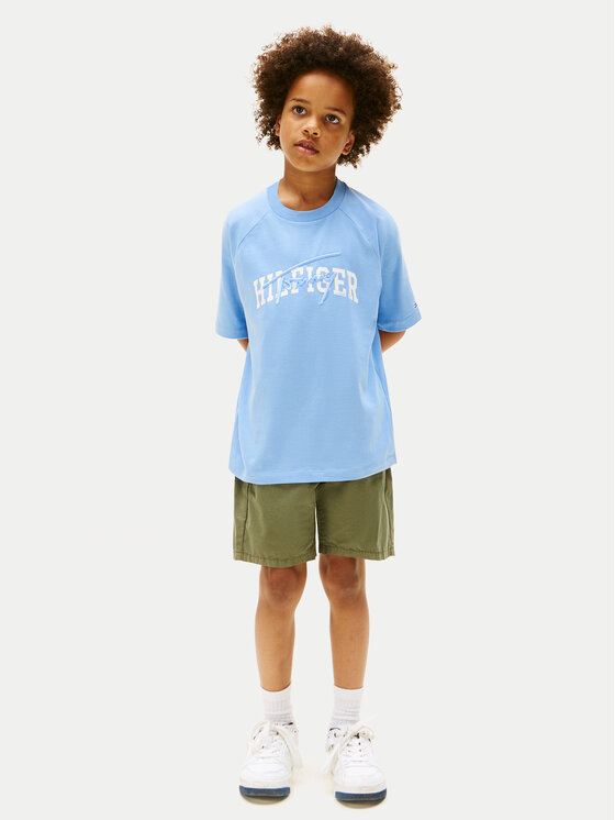 Tommy Hilfiger Tommy Hilfiger Camiseta KB0KB09726 Azul Regular Fit