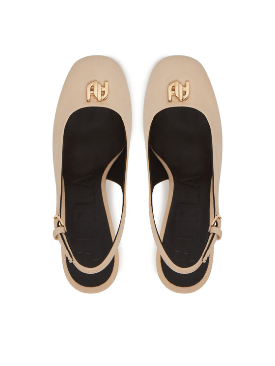 Furla Pantofi pumps Furla Blallet YJ43BAL-A.0496-3910S-1-007-20-AL-3900 S Bej