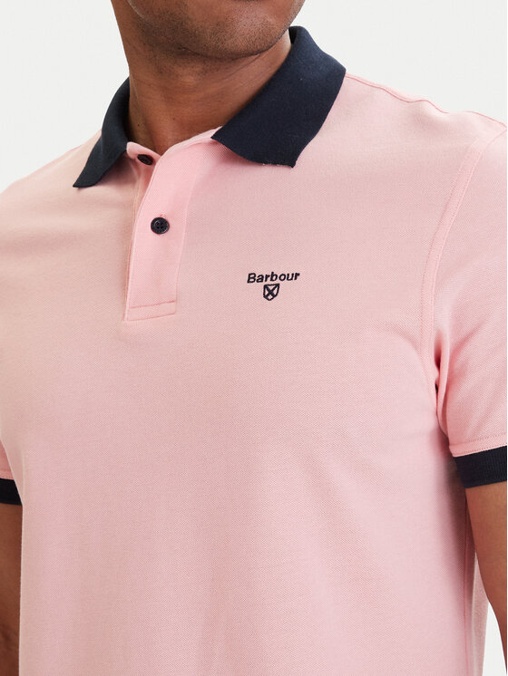 Barbour Barbour Polo Lynmouth MML1449PI95 Rosa claro Regular Fit