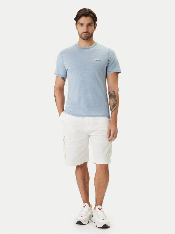 Guess Jeans Guess Jeans Camiseta M6GI55 KCTG1 Azul Slim Fit