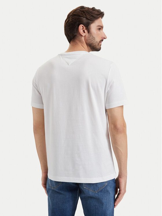 Tommy Hilfiger Tommy Hilfiger Camiseta Brand Love MW0MW44875 Blanco Regular Fit