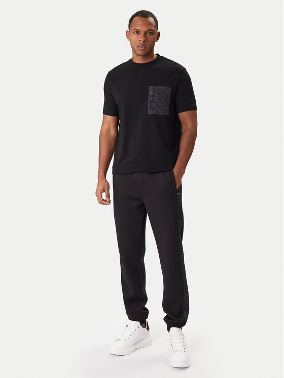 KARL LAGERFELD KARL LAGERFELD Camiseta 755031 561221 Negro Regular Fit