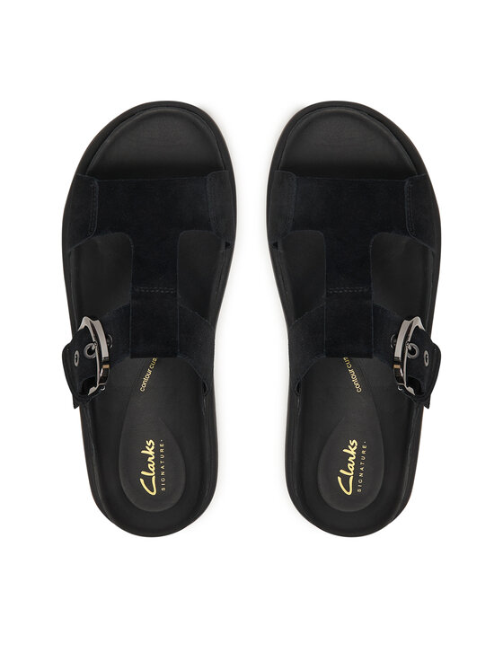 Clarks Шльопанці Clarks Aristella West 26185813 Чорний
