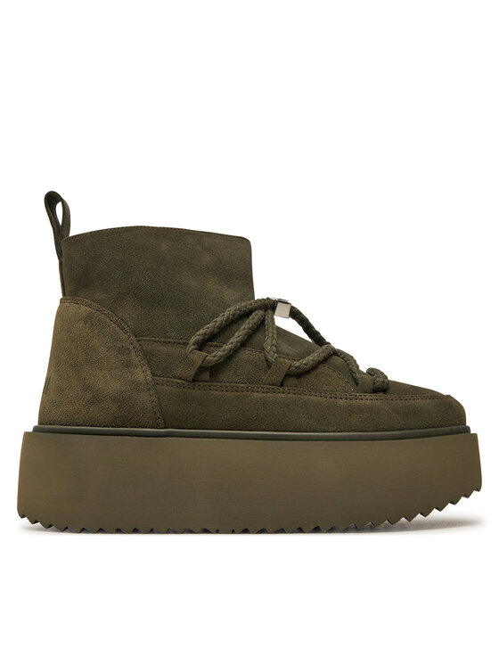 Inuikii Cizme de zăpadă Inuikii Classic Low Platform 75204-004 Kaki