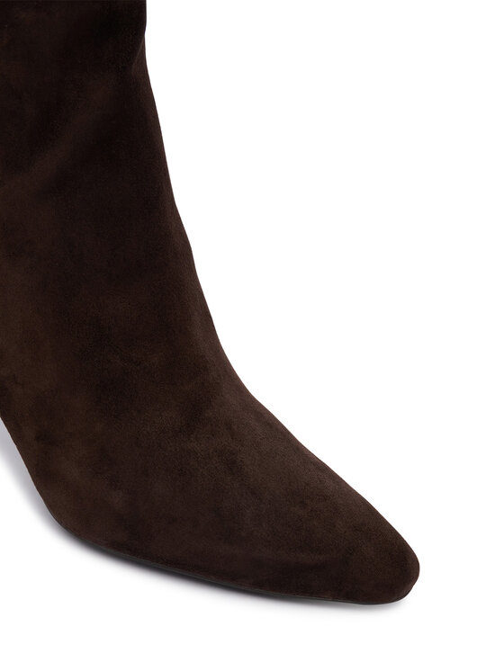 MICHAEL Michael Kors Botki MICHAEL Michael Kors Daniela Heeled 40F6DNME6S Brązowy