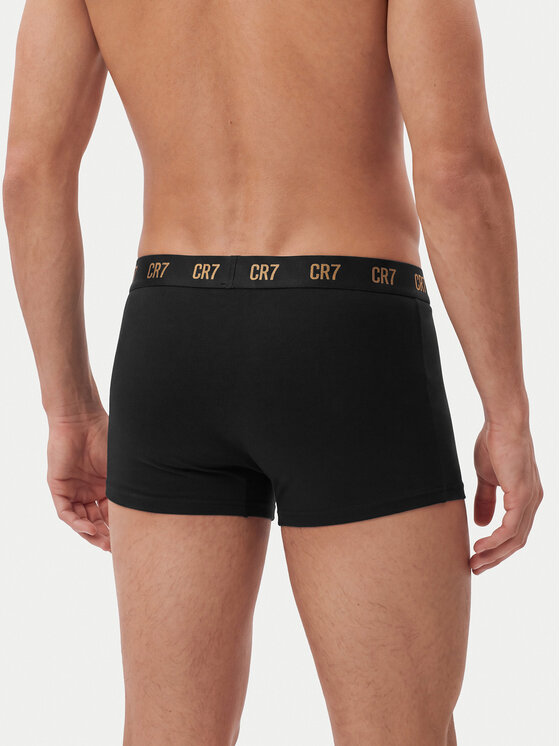 Cristiano Ronaldo CR7 Cristiano Ronaldo CR7 Conjunto de calzoncillos boxer 8125-49 Negro