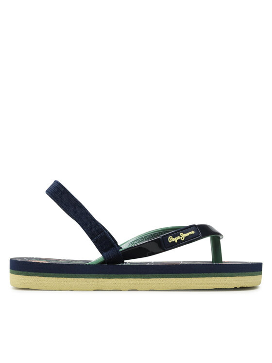 Pepe Jeans Босоніжки Pepe Jeans Beach Palms Boy K PBS70052 Cиній