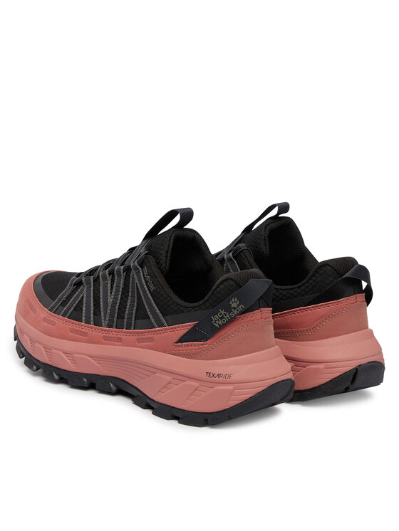 Jack Wolfskin Трекінгові черевики Jack Wolfskin Wild Hike Texapore Low A65581 Чорний