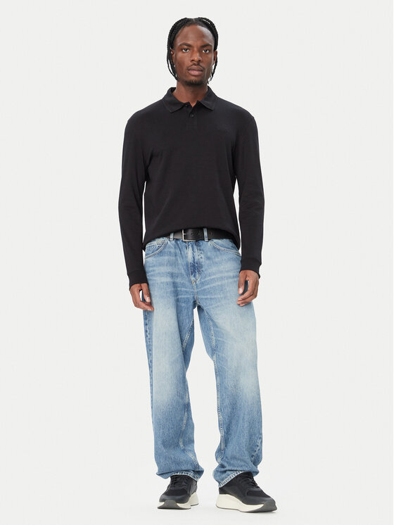 BOSS BOSS Polo Interlock 50527525 Negro Regular Fit