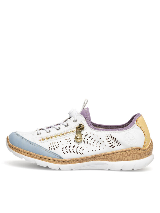 Rieker Sneakersy Rieker N42K6-80 Bílá