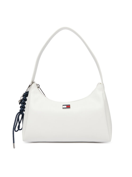 Tommy Jeans Дамска чанта Tommy Jeans Tjw City Charm Shoulder Bag AW0AW18458 Бял