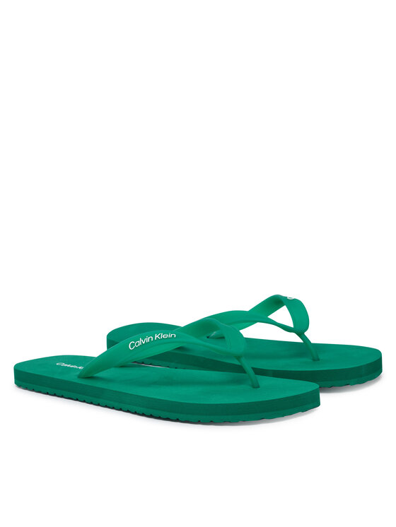 Calvin Klein Chancletas Calvin Klein Logo Strap HM0HM02105 Verde