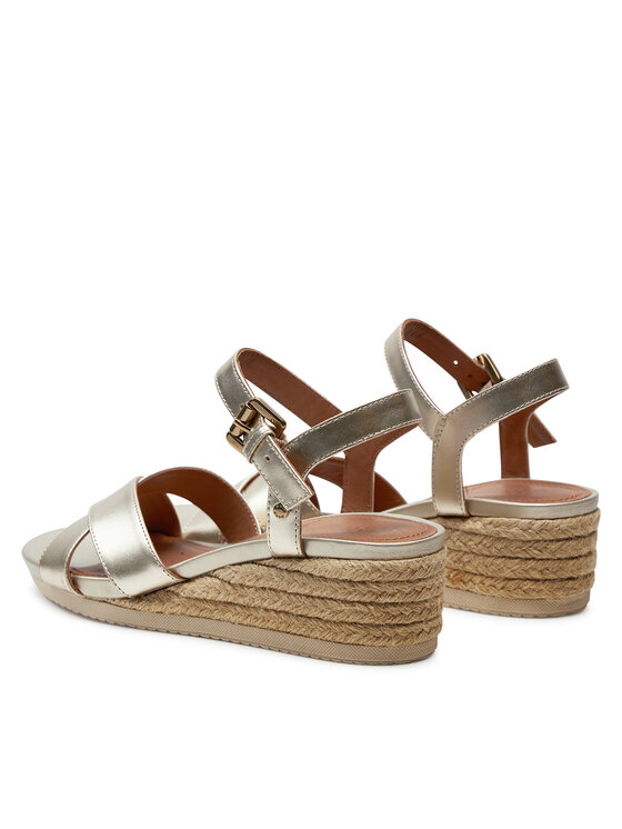 Geox Espadrilės Geox D Ischia Corda D02HHC 000CF C2012 Auksinė