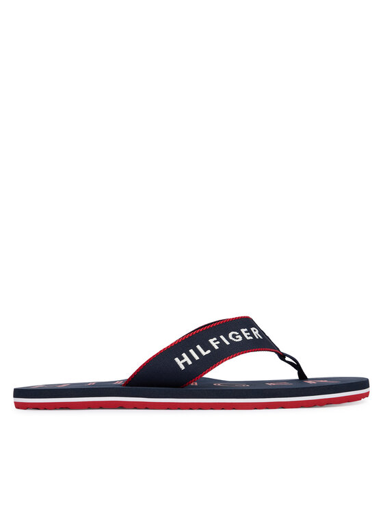 Tommy Hilfiger Žabky Tommy Hilfiger Sporty Hilfiger Beach Sandal FM0FM05913 Tmavomodrá