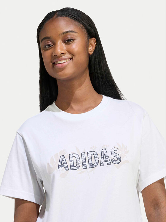 adidas adidas Camiseta Animal Graphic KB7146 Blanco Regular Fit