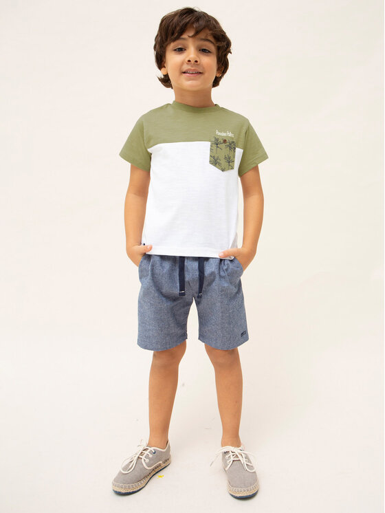 Mayoral Mayoral T-shirt 3006 Verde Regular Fit
