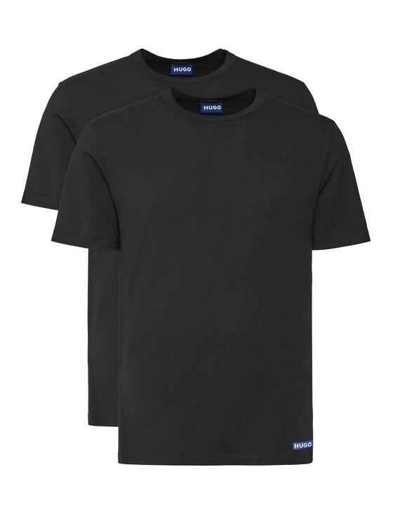 HUGO HUGO Conjunto de camisetas Naolo 50546933 Negro Regular Fit