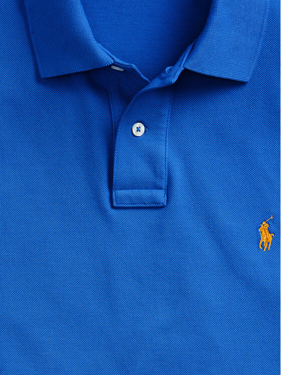 Polo Ralph Lauren Polo Ralph Lauren Поло 710782592011 Голубий Custom Slim Fit