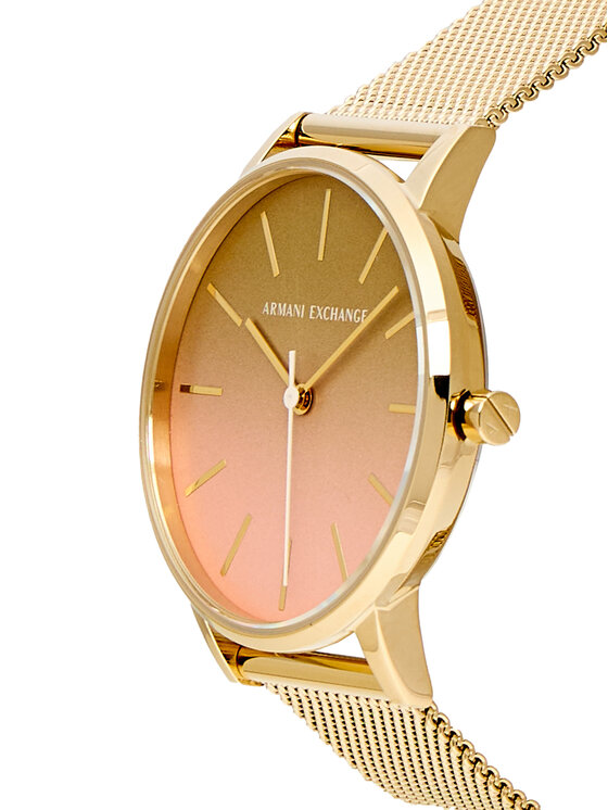 Armani Exchange Zegarek Armani Exchange Lola AX5619 Złoty