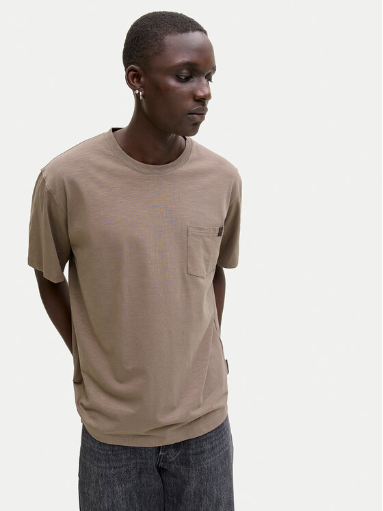 Jack & Jones Jack & Jones Camiseta Dover 12288897 Beis Relaxed Fit
