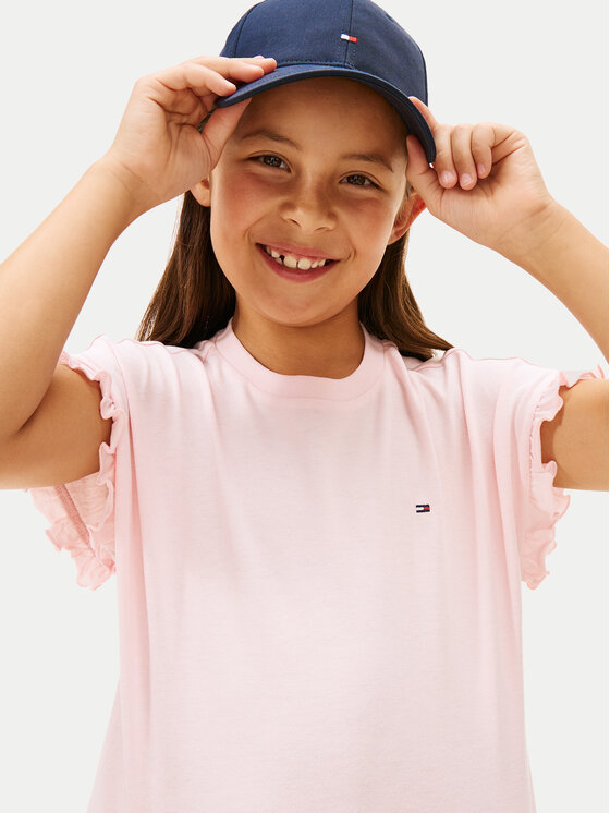 Tommy Hilfiger Tommy Hilfiger Camiseta KG0KG08970 D Rosa Regular Fit