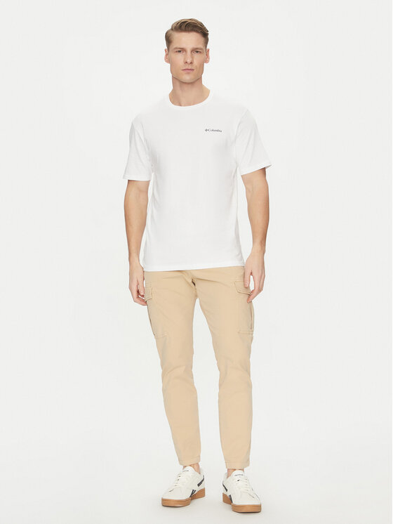 Columbia Columbia T-shirt Barton Springs™ 2058331 Bianco Regular Fit