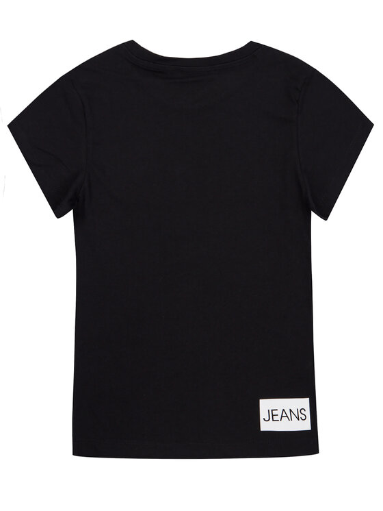 Calvin Klein Jeans Calvin Klein Jeans Majica Institutional IG0IG00380 Črna Slim Fit