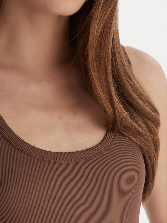 Marella Marella Top Orata 2613941015 Marrón Slim Fit