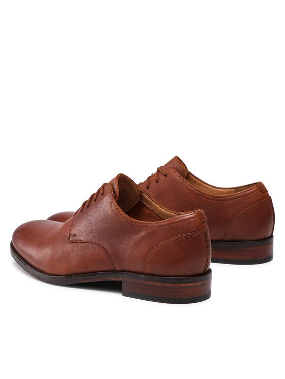 Clarks Туфлі Clarks Flow Plain 261477987 Коричневий