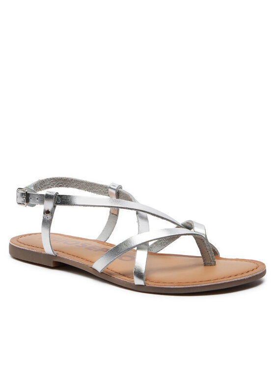 Gioseppo Sandali Gioseppo Lelex 69114-P Srebrna