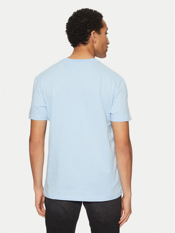 Calvin Klein Jeans Calvin Klein Jeans Majica Monologo J30J325649 Svetlo modra Regular Fit