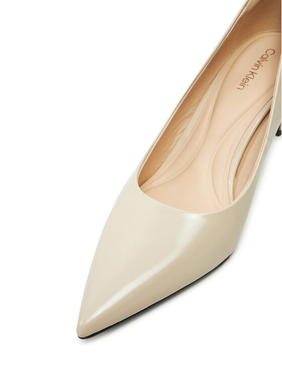 Calvin Klein Lodičky Calvin Klein Heel Pump 70 - Brush L HW0HW02446 Béžová