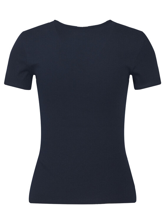 Tommy Jeans Tommy Jeans T-Shirt Badge DW0DW17881 Σκούρο μπλε Slim Fit