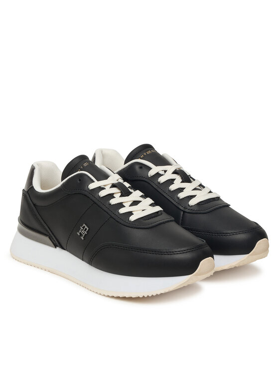 Tommy Hilfiger Sneakersy Tommy Hilfiger Chic Fashion Runner FW0FW08695 Czarny