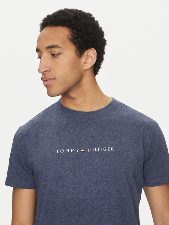 Tommy Hilfiger Tommy Hilfiger Marškinėliai UM0UM03525 Tamsiai mėlyna Regular Fit