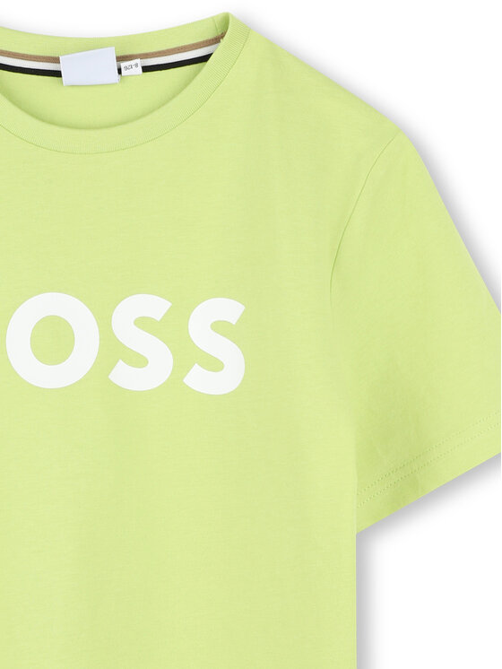 BOSS BOSS Футболка J52030 M Зелений Regular Fit