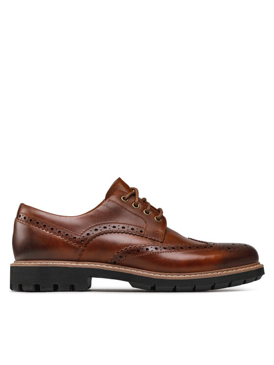 Clarks Обувки Clarks Batcombe Wing 261271917 Кафяв