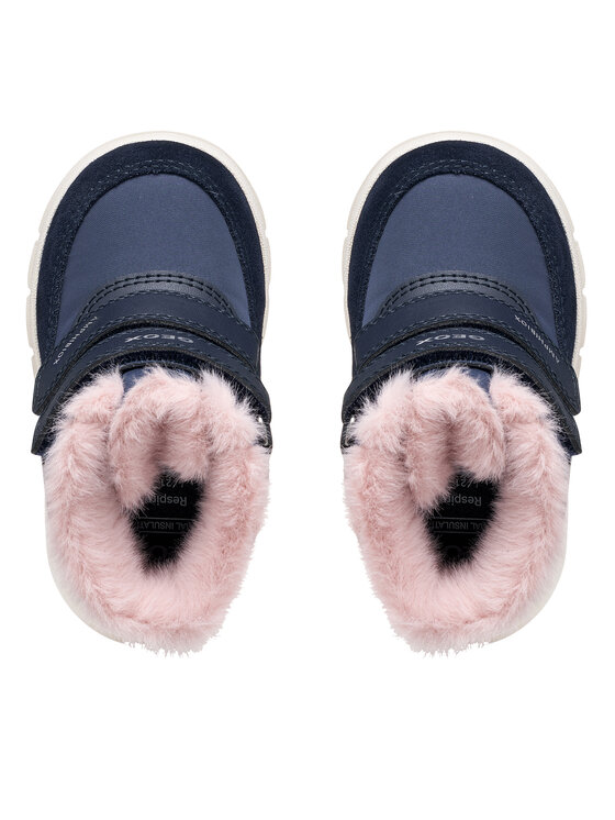Geox Śniegowce Geox B Willaboom Girl B Abx B665AA 0FU22 CF4A8 M Granatowy