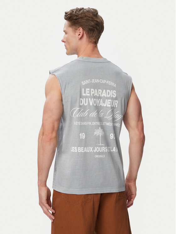 Jack & Jones Jack & Jones Camiseta sin mangas Cassis 12295076 Azul claro Regular Fit