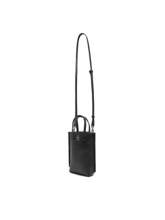 Tommy Hilfiger Taška na telefón Tommy Hilfiger Th Distinct Phone Pouch AW0AW17402 Čierna