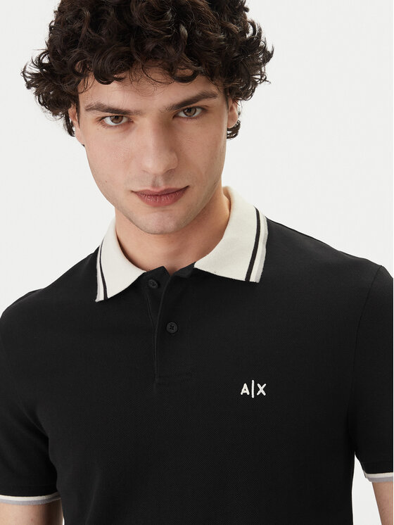 Armani Exchange Armani Exchange Polo XM002350 AF10366 UC001 Negro Regular Fit