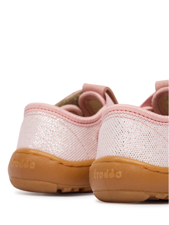 Froddo Тапочки Froddo Barefoot Canvas T-Bar G1700439-2 M Рожевий