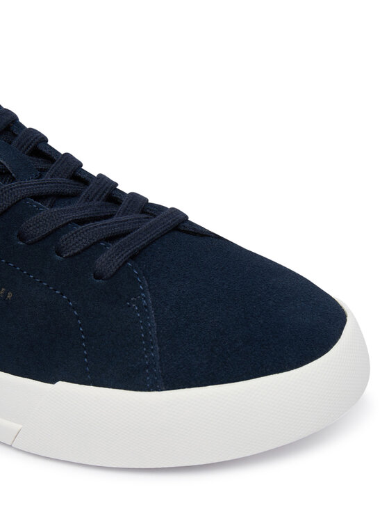 Tommy Hilfiger Sneakersy Tommy Hilfiger Th Court Core Suede FM0FM05716 Tmavomodrá
